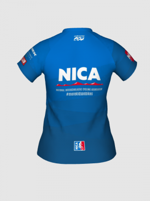 Podiumwear Women's Silver Short Sleeve MTB Jersey