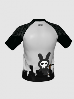 Podiumwear Men's Silver Short Sleeve MTB Jersey - New Fabric 2025!