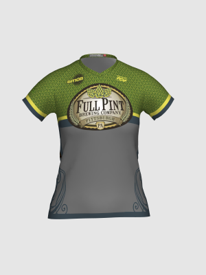 Podiumwear Women's Silver Short Sleeve MTB Jersey