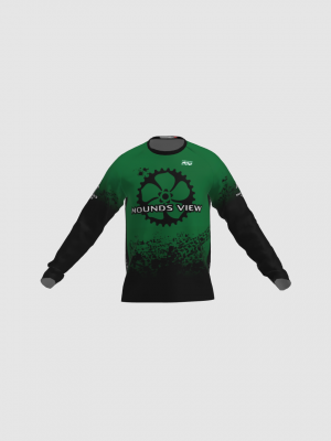 Podiumwear Unisex Silver Long Sleeve Tech Tee - New Fabric 2025!