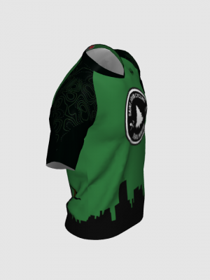 Podiumwear Men's Silver Short Sleeve MTB Jersey - New Fabric 2025!