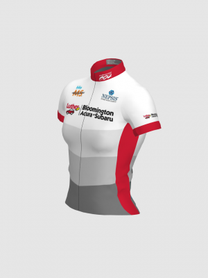 Podiumwear Women's Silver Full Zip Jersey