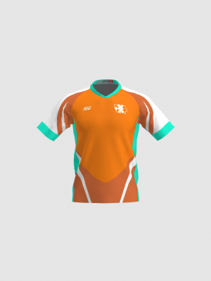 Podiumwear Men's Silver Short Sleeve MTB Jersey - New Fabric 2025!