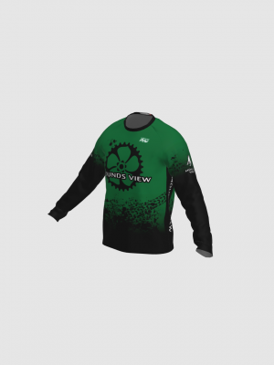 Podiumwear Unisex Silver Long Sleeve Tech Tee - New Fabric 2025!