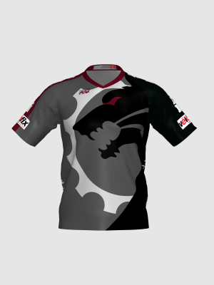 Podiumwear Men's Silver Short Sleeve MTB Jersey - New Fabric 2025!