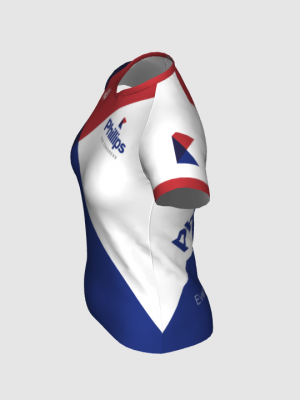 Podiumwear Women's Silver Short Sleeve MTB Jersey - NEW FABRIC 2025!