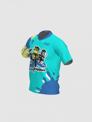 Podiumwear Men's Silver Short Sleeve MTB Jersey - New Fabric 2025!