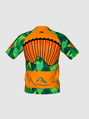 Podiumwear Men's Silver Short Sleeve MTB Jersey - New Fabric 2025!