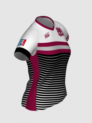 Podiumwear Women's Silver Short Sleeve MTB Jersey - NEW FABRIC 2025!