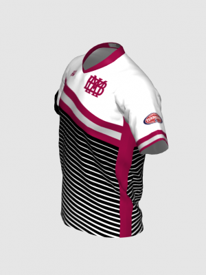 Podiumwear Men's Silver Short Sleeve MTB Jersey - New Fabric 2025!
