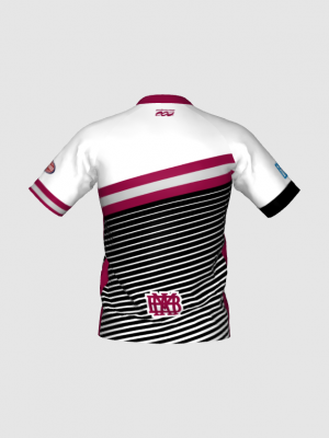 Podiumwear Men's Silver Short Sleeve MTB Jersey - New Fabric 2025!