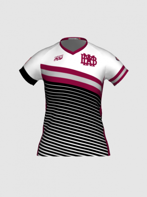 Podiumwear Women's Silver Short Sleeve MTB Jersey - NEW FABRIC 2025!