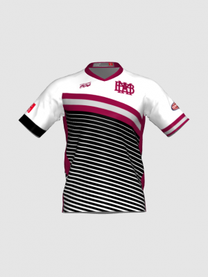 Podiumwear Men's Silver Short Sleeve MTB Jersey - New Fabric 2025!