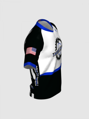 Podiumwear Men's Silver Short Sleeve MTB Jersey