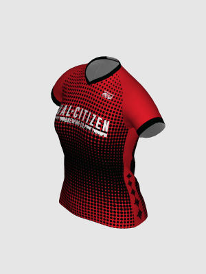 Podiumwear Women's Silver Short Sleeve MTB Jersey - NEW FABRIC 2025!