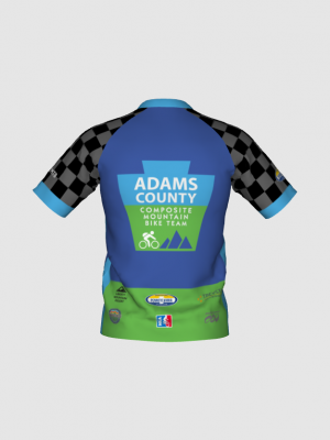 Podiumwear Men's Silver Short Sleeve MTB Jersey - New Fabric 2025!