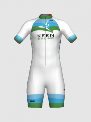 Podiumwear Men's Short Sleeve Skinsuit with Pockets