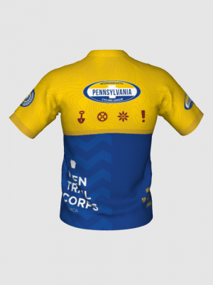 Podiumwear Men's Silver Short Sleeve MTB Jersey - New Fabric 2025!