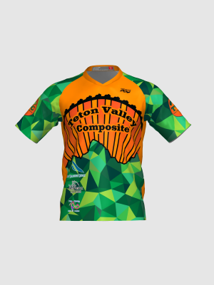 Podiumwear Men's Silver Short Sleeve MTB Jersey - New Fabric 2025!