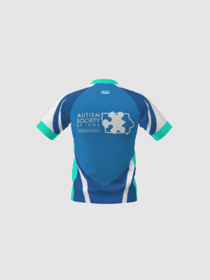 Podiumwear Men's Silver Short Sleeve MTB Jersey - New Fabric 2025!