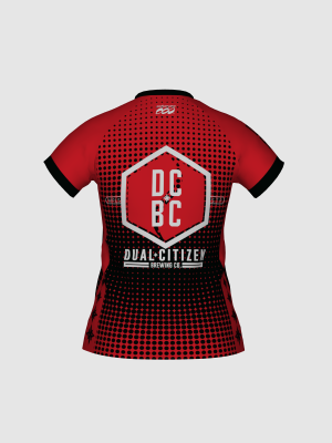 Podiumwear Women's Silver Short Sleeve MTB Jersey - NEW FABRIC 2025!