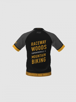 Podiumwear Men's Silver Short Sleeve MTB Jersey - New Fabric 2025!