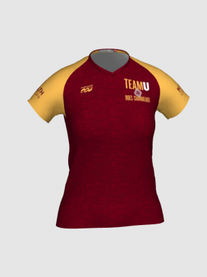Podiumwear Women's Silver Short Sleeve MTB Jersey - NEW FABRIC 2025!