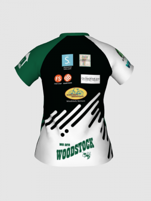 Podiumwear Women's Silver Short Sleeve MTB Jersey - NEW FABRIC 2025!