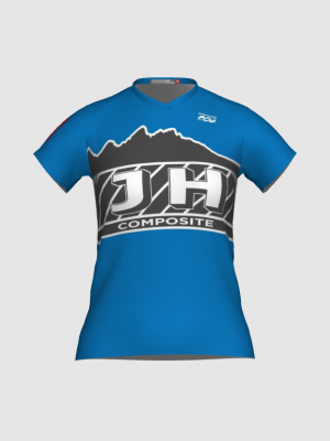 Podiumwear Women's Silver Short Sleeve MTB Jersey