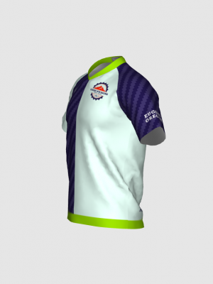 Podiumwear Men's Silver Short Sleeve MTB Jersey - New Fabric 2025!