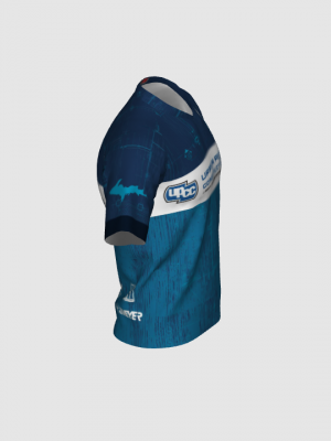 Podiumwear Men's Silver Short Sleeve MTB Jersey - New Fabric 2025!