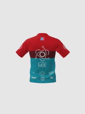 Podiumwear Men's Silver Short Sleeve MTB Jersey - New Fabric 2025!