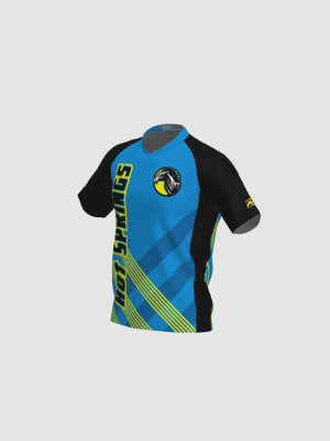Podiumwear Men's Silver Short Sleeve MTB Jersey - New Fabric 2025!
