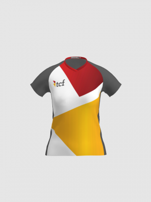 Podiumwear Women's Silver Short Sleeve MTB Jersey - NEW FABRIC 2025!