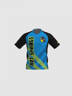 Podiumwear Men's Silver Short Sleeve MTB Jersey - New Fabric 2025!