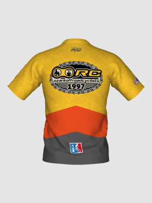 Podiumwear Men's Silver Short Sleeve MTB Jersey - New Fabric 2025!