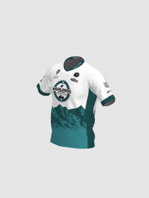 Podiumwear Men's Silver Short Sleeve MTB Jersey