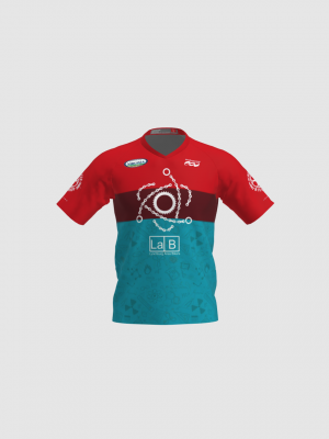 Podiumwear Men's Silver Short Sleeve MTB Jersey - New Fabric 2025!