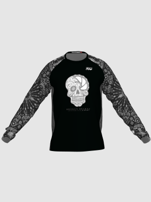 Podiumwear Unisex Silver Long Sleeve Tech Tee - New Fabric 2025!