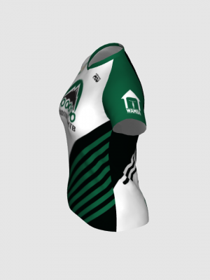 Podiumwear Women's Silver Short Sleeve MTB Jersey - NEW FABRIC 2025!