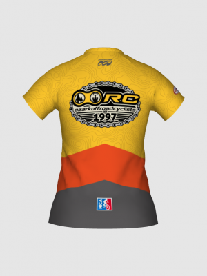 Podiumwear Women's Silver Short Sleeve MTB Jersey - NEW FABRIC 2025!