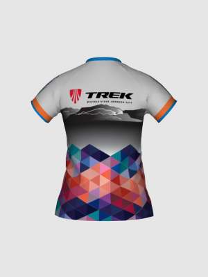 Podiumwear Women's Silver Short Sleeve MTB Jersey