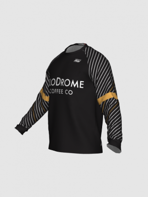 Podiumwear Unisex Silver Long Sleeve Tech Tee - New Fabric 2025!