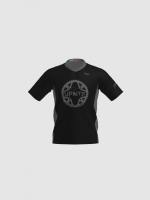 Podiumwear Men's Silver Short Sleeve MTB Jersey - New Fabric 2025!