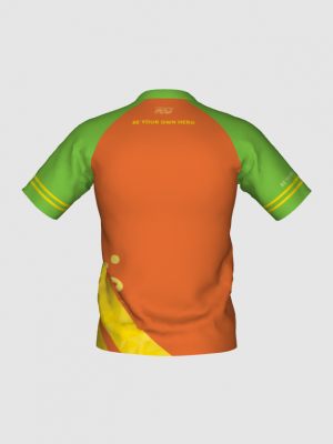 Podiumwear Men's Silver Short Sleeve MTB Jersey - New Fabric 2025!