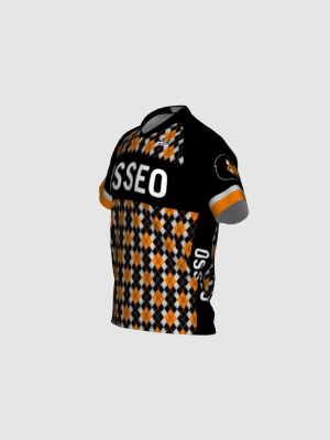 Podiumwear Men's Silver Short Sleeve MTB Jersey - New Fabric 2025!