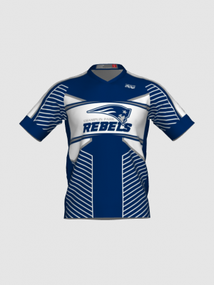 Podiumwear Men's Silver Short Sleeve MTB Jersey - New Fabric 2025!