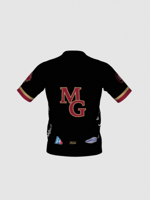 Podiumwear Men's Silver Short Sleeve MTB Jersey - New Fabric 2025!