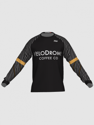 Podiumwear Unisex Silver Long Sleeve Tech Tee - New Fabric 2025!