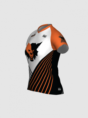 Podiumwear Women's Silver Short Sleeve MTB Jersey - NEW FABRIC 2025!
